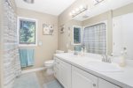 The main floor has a full bathroom for your convenience